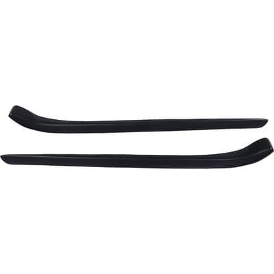 Ensemble d'habillages de montant de pare-brise avant gauche droit 1606659780 1606659880 Plastique haute résistance Indécolorable Résistant au soleil Résistant aux intempéries black