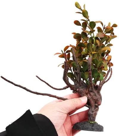 Dailygoods- Aquariumkunstplanten Natuurlijk Realistisch Ontwerp - Plastic Waterplanten - Decoratie - 10.2 Inch - Onderwaterwereld - Zacht Plastic - Aquariumdecoratie