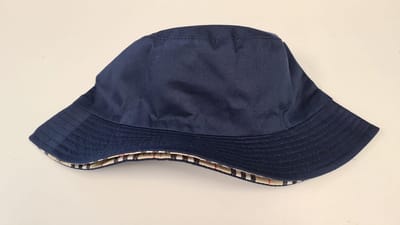 Go Go Gadget - Bucket hat - Vissershoedje - Donker blauw met ruitjes