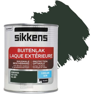 Sikkens - Sikkens Buitenlak - Zijdeglans - RAL 6009 - 0.75L