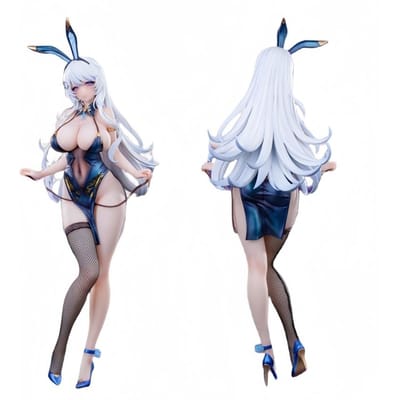 29CM Qi Kai De Sheng Illustration Par Machi Bunny Girl Figurine PVC Action Anime Modèle Collection Figurine Jouets Cadeau Enfants white
