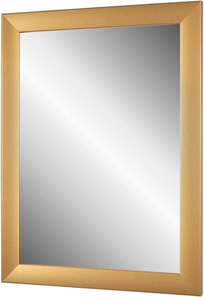 Wandspiegel Ingelijst - Spiegel op Maat - Woonruimte Verfraaien - Handgemaakt in Duitsland - 35 x 135 cm - Goud