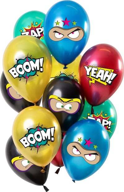 Folat - Ballonnen birthday hero (12 stuks)