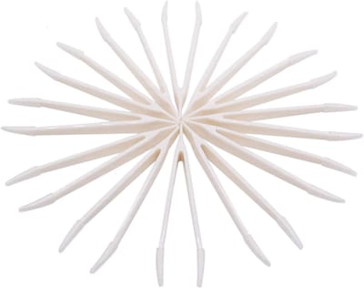 Contactlens Pincet - Make-up Tool - Hygiënisch Lenzen - Zachte Siliconen Punt - 12 Stuks - Wit