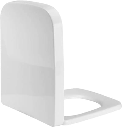 Universele Toiletbril - Toiletdeksel Vervanging - Badkamer Upgrade - Slow-Close Deksel - 420-480mm - Wit