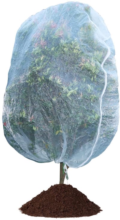 Unyqoos® Groot insectenwerend plantenbeschermingsnet met trekkoord van 300 x 300 cm