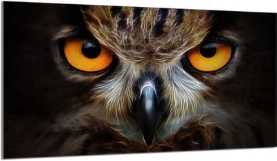 TMK ArtDeko Sowa Serie - Snijplank - 90x52 cm - Hartglas - Veelzijdig