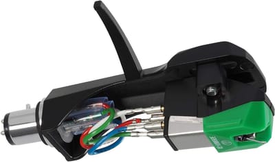 Platenspeler Naald - Element Naald - Muziek Afspelen - Dubbele Magneet - 0.3 x 0.7 mil - Zwart Groen