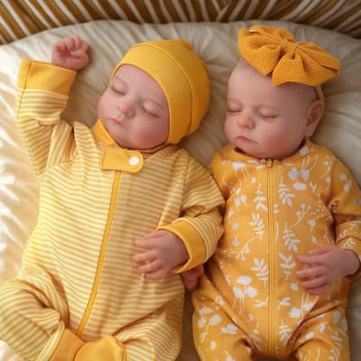 Reborn Baby Pop - Silicone met Haar - Levensechte Babypoppen - Rollenspel