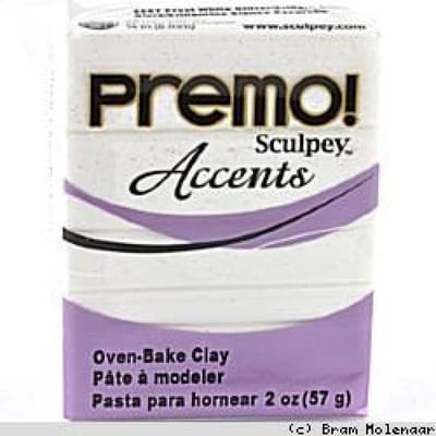 Sculpey Premo klei Frost White Glitter 5057 - 57gr
