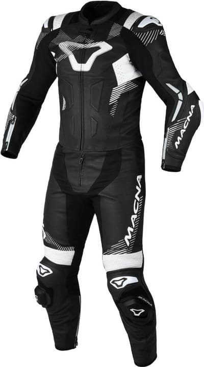 Macna Armadyl Geperforeerd tweedelig motorfiets lederen pak -