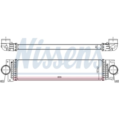 Intercooler NISSENS 961235