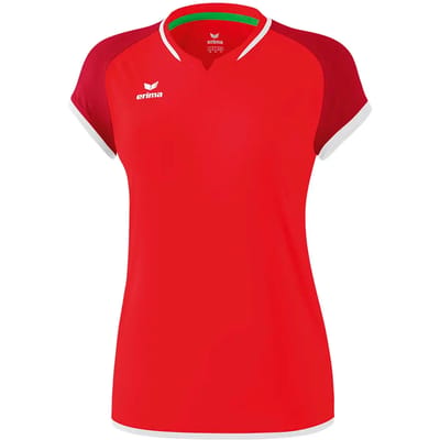 Erima Sportshirt - Maat 34  - Vrouwen - rood/donker rood/wit