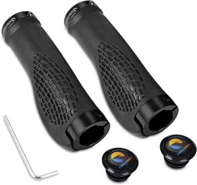 Fietsstuur Handgrepen - Comfort Grepen - Fietsen - Ergonomisch Ontwerp - 130 mm Lengte - Zwart