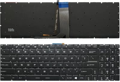 MSI GX63VR keyboard RGB backlit (US/NL Qwerty)