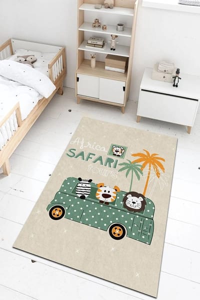 Vloerkleed Kinderkamer - Speelkleed Baby - Speelmat - Speeltapijt - Tapijt voor Kinderkamer - 150*80 cm