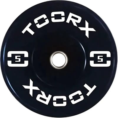 Toorx Fitness - Bumper Plate - 5 kg - Gewicht Schijf - Sport Gewichten - Fitness - Per Stuk