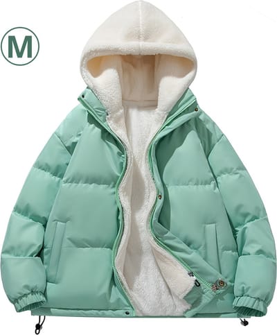 Nivard Parka Heren - Winterjas - Sherpa - Voor Heren - Jas - Winter - Volwassen - Extra Zacht - Groen - Maat M