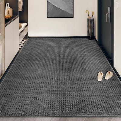Commerciële Rubberen Vloermat Entree Deur Makkelijk te Onderhouden Antislip Mat Entree Mat Lift Zand Schrapende Stofmat 61*92cm gray