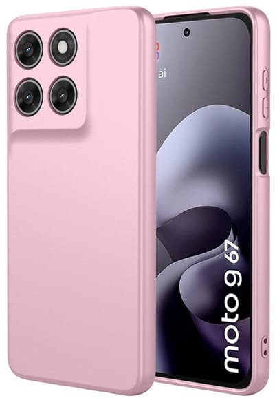 Coverup Hoesje - Geschikt voor Motorola Moto G67 / G77 / G87 Hoesje - Coverup Colour TPU Back Cover - Roze