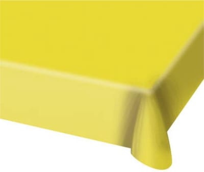 Folat - PE Tafelkleed Geel (130 x 180cm)