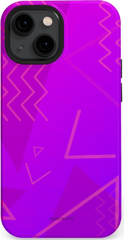 Casetastic Hoesje Geschikt voor Apple iPhone 13 Mini Magsafe - Stijlvolle Beschermende Duo-layer Case - Discowave