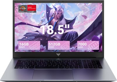 ACEMAGIC AX18Pro 18.5 Zoll FHD Laptop Computer - Ryzen 4300U Prozessor tot 3.7GHz（Beat 3500U/N95/N97）- 16GB LPDDR4 512GB SSD Notebook - WiFi 5 - BT5.0 - 3*USB3.2