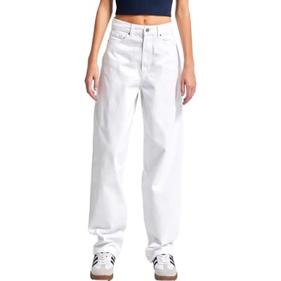 It's Basic - IVY Skater Mid Rise Jeans - Snow