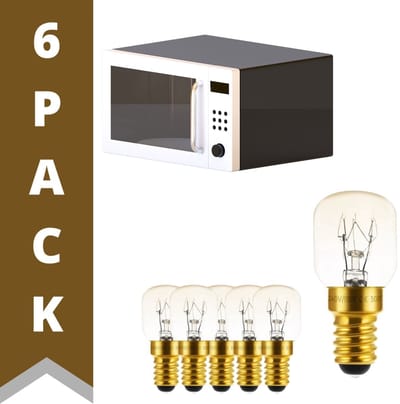 ProLong Halogeen E14 Ovenlampen - Bestendig tot 300° - 25W - T22 Capsule - 6 stuks