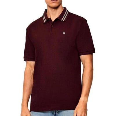 Polo Shirt Korte Mouw Calvin Klein Jeans Pique