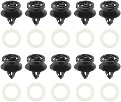 Dailygoods- Paneelclips 30 Stuks - Interieur Deurkaartpaneel Clips - Afdichtingsmiddel - Compatibel met Audi A4/A3/B6/B7 - 11 mm Gat - Kunststof Materiaal - Interieurclips