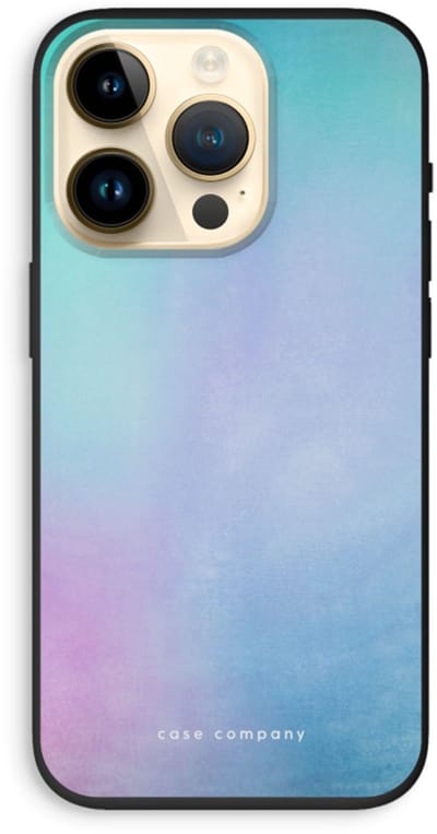 Case Company® - Hoesje geschikt voor iPhone 14 Pro hoesje - Mist pastel - Biologisch Afbreekbaar Telefoonhoesje - Bescherming alle Kanten en Schermrand