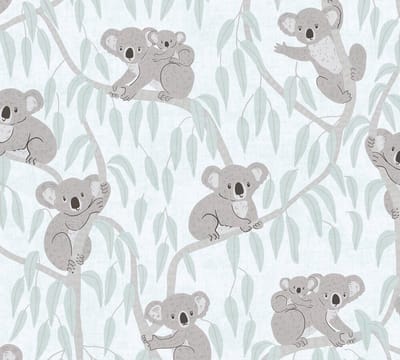 PANDA'S IN DE BAMBOE BEHANG | Jungle - Bruin Grijs Groen - A.S. Création Lilly & Luis