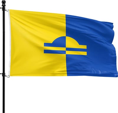 VlagDirect - Ede vlag - Gemeente Ede vlag - 90 x 150 cm.