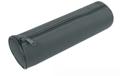 Hoogwaardige School Etui / Werk Etui | Pennenzak / Pennenhouder | Schoolspullen | 1-Vaks - Zwart