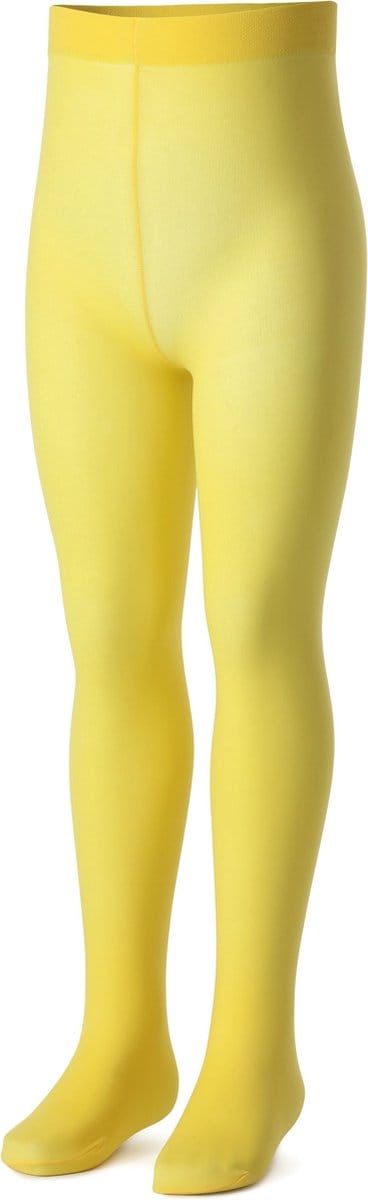 Bellivalini BLV-FI-1008 Kinderen Glad Panty - 40 DEN -Microvezel - Polyamide - Geel - 92/98
