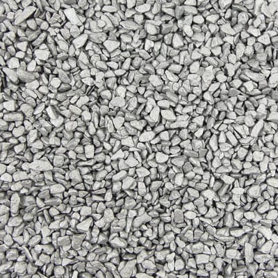 Gekleurde Steentjes 4-6mm - Granulaat - ZILVER - Bodembedekking voor Bloempotten en Plantenbakken - 1KG