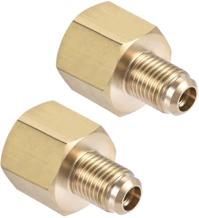 Dailygoods - Messing Pijpfitting Adapter voor Lekvrije Verbindingen (2 Stuks)
