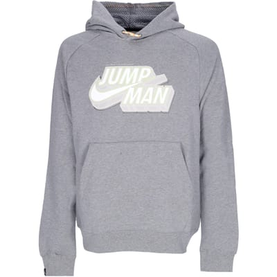 Lichtgewicht herensweatshirt met capuchon Jumpman fleece hoodie met capuchon Carbon Heather