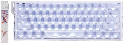 MADLIONS MAD Light 60 - Hall Effect - 8000hz - 0.1ms - Aluminium - Magnetisch Toetsenbord - RGB - 65% - QWERTY - Gaming Toetsenbord - Amber Switches - Wit