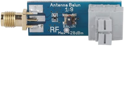 Dailygoody - HF-antenne - 1:9 Volledig Gemonteerd - Compact Formaat - Lage Invoegverlies - SMA-uitgang - Ideaal voor Ham It Up - 45x18x18mm