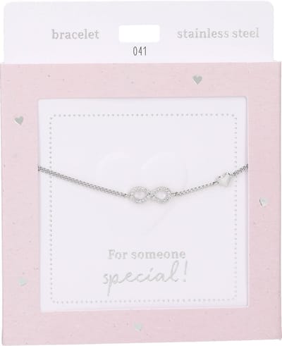 Depesche - Armband "Heart of Gold" - mot. 041 - Infinity - silver