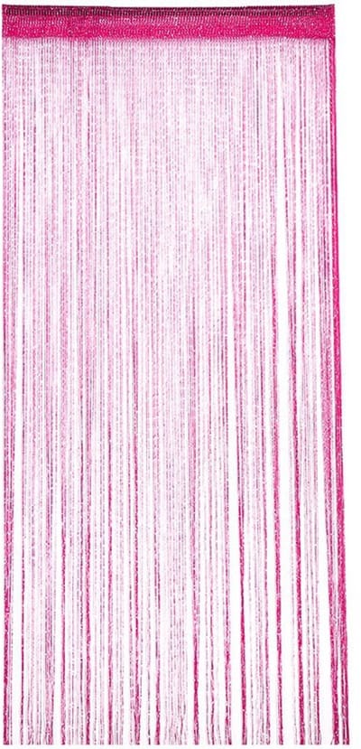 Deurgordijn - Vliegengordijn- Kralengordijn - Siergordijn - Fuchsia - Polyester - Raamdecoratie - Kralen gordijn deur string gordijnen - Voor deuropening, binnen decoratie - Huis en decoratie - Voor deuren en ramen - 200*100cm
