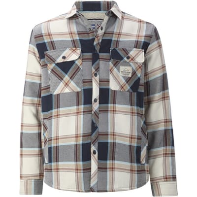 Jan Vanderstorm herren Outdoorshirt - 52/54 - donkerblauw - Plus Size