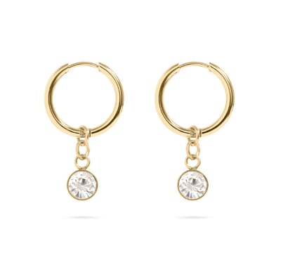 Maevi® Oorbellen met Geboortesteen - Maand: September - Kleur: Goud - 18K Goldplated - Hoge Kwaliteit - Birth Stone / Gemstone - Geboorte / Kraamcadeau / Cadeau / Verjaardag - Incl. Luxe Verpakking - Edelsteen - Verkleurt Niet - Oorbel / Oorring