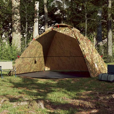Tente de pêche pour 4 personnes Motif camouflage Libération rapide