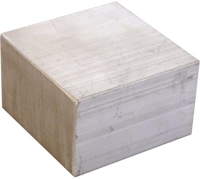 Koelblok Houtreparatie - Afkoelblok Aluminium - Hout Schade Herstellen - Snel Drogen Oppervlak - 50x50 mm - Aluminium