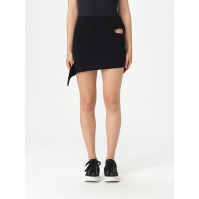 Asymmetrische Minirok met Uitsnijdingen
