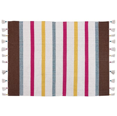 HISARLI - Vloerkleed - Multicolor - 140 x 200 cm - Katoen