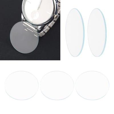 Dailygoods- Horlogeglas Professioneel 5 STKS - Plat Glas - Krasbestendig - Corrosiebestendig - Kristalhelder - Diameter 39 mm - Horlogelens